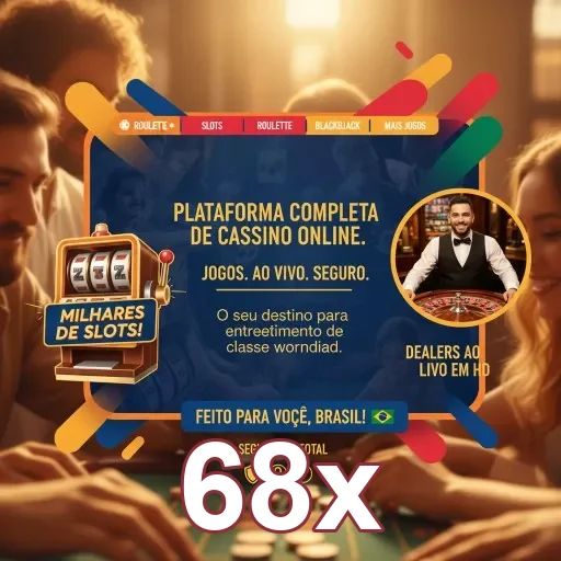 Imagem principal de 68x: Descubra Jogos de Slots e VIP com Agilidade Mobile