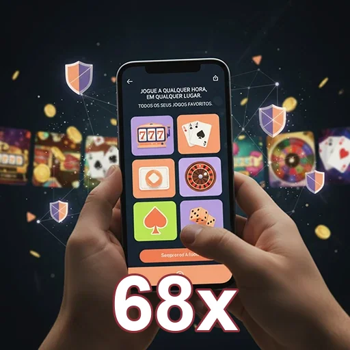 Imagem principal de 68x Plataforma: plataforma de jogos com acesso seguro